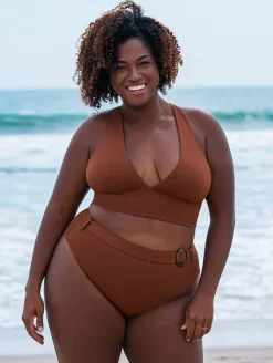 Maaji Patri Longline Triangle Bikini Top