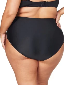 Artesands Botticelli Hi-Waist Bikini Bottom -Swimwear Specialty Store ArteSandsBotticelliHighWaistBikiniBottomATR4705PBlackBack