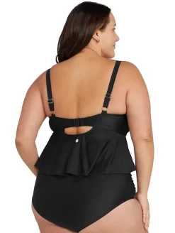 Artesands Chagall Midi Bikini Top 5 Artesands Chagall Midi Bikini Top -Swimwear Specialty Store ArteSandsChigallMidiBikiniTopATR3821PBlackBack