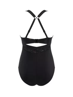 Panache Onyx Chic Plunge One Piece -Swimwear Specialty Store BackCutOut d8019436 50f4 46e0 b486 4c9279964544