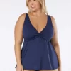 Beach House Willow Twist Front Plus Tankini