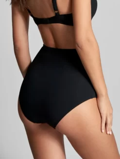 Empreinte Iconic High Waist Bikini Brief -Swimwear Specialty Store DSS2331EmpreinteIconicHighWaistBottomNoirBack