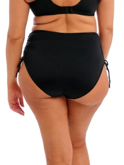 Elomi Plain Sailing Adjustable Bikini Brief -Swimwear Specialty Store ES7287AdjustableBikiniBriefBlackBackEdit