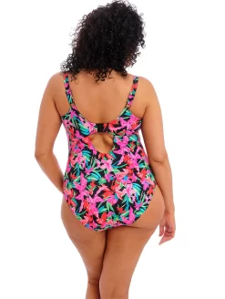 Elomi Savaneta Non Wire One Piece Swimsuit -Swimwear Specialty Store ES801343ElomiSavanetaNonWiredOnePieceSwimsuitBlackBack