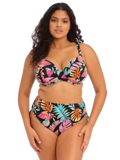 Elomi Tropical Falls Plunge Bikini Top