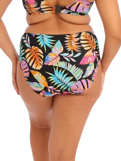 Elomi Tropical Falls Mid Rise Bikini Brief 6 Elomi Tropical Falls Mid Rise Bikini Brief -Swimwear Specialty Store ES801572TropicalFallsMidRiseBikiniBriefBackEdited