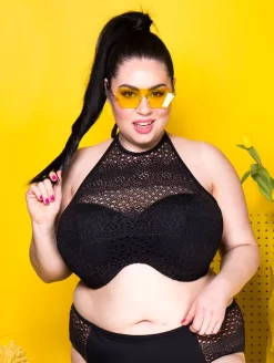 Elomi Indie Hi-Neck Top -Swimwear Specialty Store Elomi Indie Hi Neck Top S 1