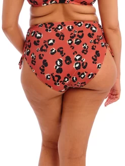 Elomi Kotiya Adjustable Bikini Brief 5 Elomi Kotiya Adjustable Bikini Brief -Swimwear Specialty Store ElomiKotiyaAdjustableBikiniBriefES800973TerracotaBack
