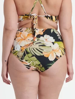Everyday Sunday Hi-Waist Plus Bikini Bottom -Swimwear Specialty Store EverydaySundayHighWaistPlusBikiniBottomESBEAW01116AXComboBlackBirdBack