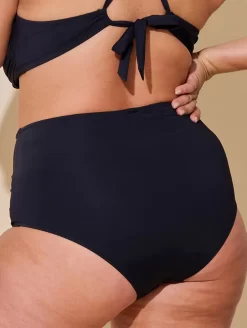 Everyday Sunday High Waist Swim Bottom -Swimwear Specialty Store EverydaySundaySecondSkinHighWaistBottomESBL0013BXBlackBack