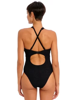 Freya Ibiza Waves One Piece Swimsuit -Swimwear Specialty Store FreyaIbizaWavesOnePieceSwimsuitAS203842BlackBackAlt