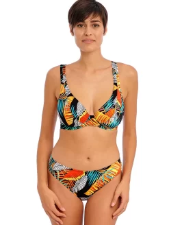 Freya Samba Nights High Apex Bikini Top -Swimwear Specialty Store FreyaSambaNightsHighApexBikiniTopAS204413BikiniBriefAS204470MultiLeavesSet