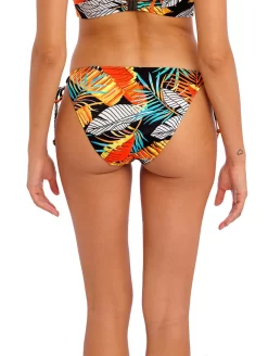 Freya Samba Nights Tie Side Bikini Brief -Swimwear Specialty Store FreyaSambaNightsTieSideBikiniBriefAS204475MultiLeavesBack