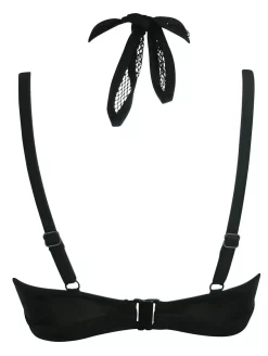 Pour Moi Glamazon Double Strap Bikini Top -Swimwear Specialty Store PourMoiGlamazonBikiniTop30015BlackCutOutBack