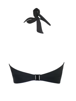 Pour Moi Space Halter Bikini Top -Swimwear Specialty Store PourMoiSwimSpaceHalterBikiniTopBlack36058CutoutBack
